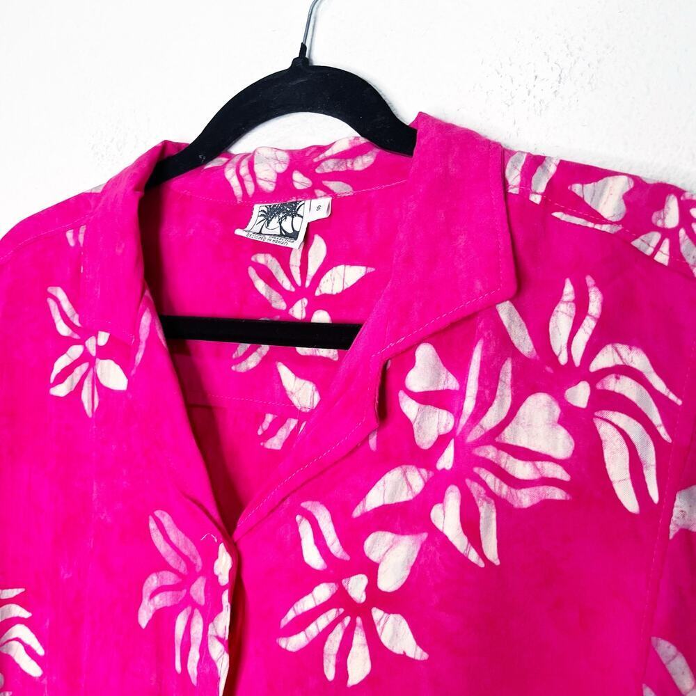Vintage Beach Collection Hawaiian Matching Set Outfit Rayon Resort Artsy - Picture 3 of 13